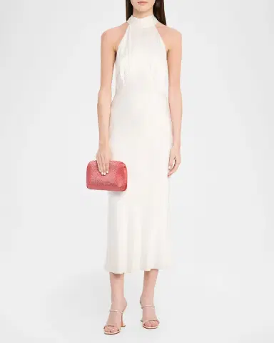 Giorgio Armani La Prima Satin & Rhinestone Clutch Bag | Thumbnail 9 Giorgio Armani La Prima Satin & Rhinestone Clutch Bag | Thumbnail 9