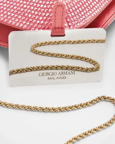 Giorgio Armani La Prima Satin & Rhinestone Clutch Bag | Thumbnail 10 Giorgio Armani La Prima Satin & Rhinestone Clutch Bag | Thumbnail 10