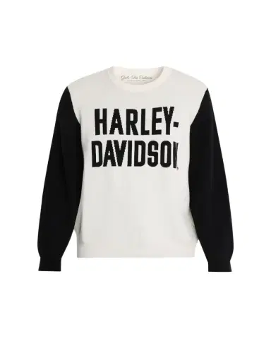 God's True Cashmere x Harley-Davidson Men's Milano Cashmere Logo Sweater | Thumbnail 1 God's True Cashmere x Harley-Davidson Men's Milano Cashmere Logo Sweater | Thumbnail 1