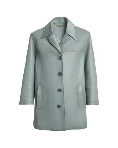 Chloé Shiny Leather Single-Breasted Coat | Thumbnail 1 Chloé Shiny Leather Single-Breasted Coat | Thumbnail 1