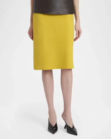 FERRAGAMO Leather Pencil Skirt | Thumbnail 8 FERRAGAMO Leather Pencil Skirt | Thumbnail 8
