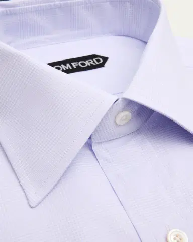 TOM FORD Men's Mutli Check Dress Shirt | Thumbnail 2 TOM FORD Men's Mutli Check Dress Shirt | Thumbnail 2
