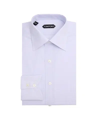 TOM FORD Men's Mutli Check Dress Shirt | Thumbnail 1 TOM FORD Men's Mutli Check Dress Shirt | Thumbnail 1