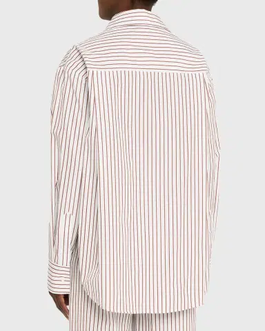 Loulou de Saison Maud Oversized Striped Shirt | Thumbnail 7 Loulou de Saison Maud Oversized Striped Shirt | Thumbnail 7
