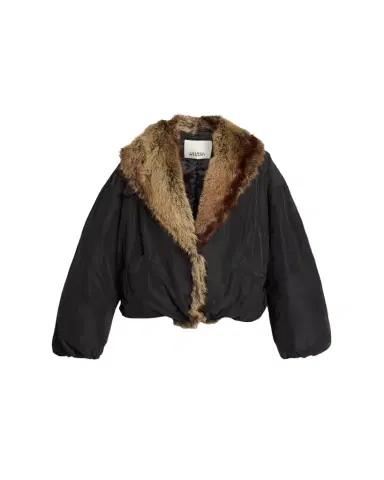 Isabel Marant Charone Short Parka with Faux Fur Lining | Thumbnail 1 Isabel Marant Charone Short Parka with Faux Fur Lining | Thumbnail 1