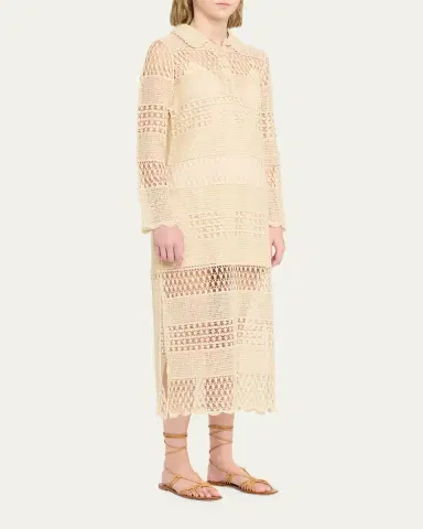 Zimmermann Wanderlust Crochet Maxi Dress Coverup | Thumbnail 4 Zimmermann Wanderlust Crochet Maxi Dress Coverup | Thumbnail 4