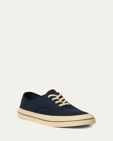 Loro Piana Raw Canvas Low-Top Sneakers | Thumbnail 3 Loro Piana Raw Canvas Low-Top Sneakers | Thumbnail 3