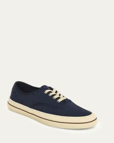 Loro Piana Raw Canvas Low-Top Sneakers | Thumbnail 5 Loro Piana Raw Canvas Low-Top Sneakers | Thumbnail 5