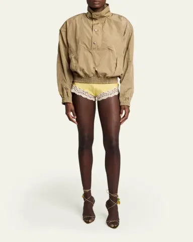 Saint Laurent Technical Nylon Track Jacket | Thumbnail 2 Saint Laurent Technical Nylon Track Jacket | Thumbnail 2