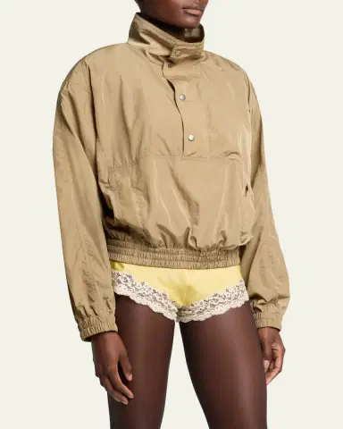 Saint Laurent Technical Nylon Track Jacket | Thumbnail 4 Saint Laurent Technical Nylon Track Jacket | Thumbnail 4
