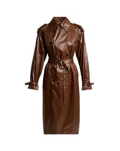 Saint Laurent Weather-Repellant Double-Breasted Trench Coat | Thumbnail 1 Saint Laurent Weather-Repellant Double-Breasted Trench Coat | Thumbnail 1