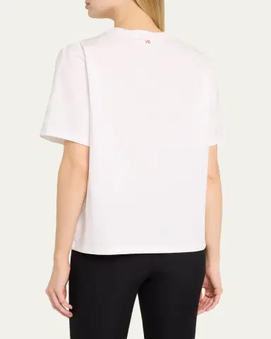 Victoria Beckham It's Fine Slogan Short-Sleeve T-Shirt | Thumbnail 3 Victoria Beckham It's Fine Slogan Short-Sleeve T-Shirt | Thumbnail 3