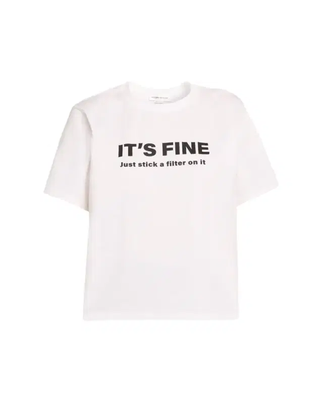 It's Fine Slogan Short-Sleeve T-Shirt It's Fine Slogan Short-Sleeve T-Shirt