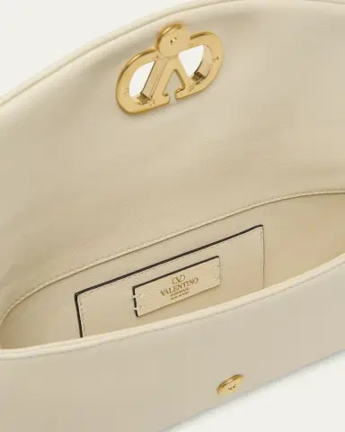Valentino Garavani Small VLogo Leather Shoulder Bag | Thumbnail 4 Valentino Garavani Small VLogo Leather Shoulder Bag | Thumbnail 4