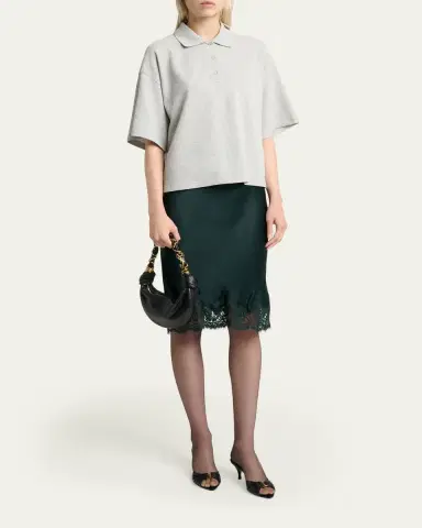 Saint Laurent Amalia Mini YSL Leather Hobo Bag | Thumbnail 5 Saint Laurent Amalia Mini YSL Leather Hobo Bag | Thumbnail 5