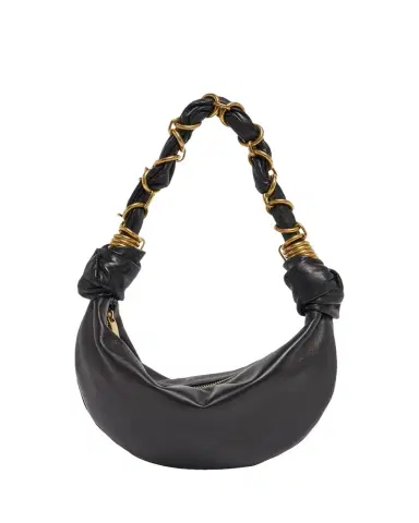 Saint Laurent Amalia Mini YSL Leather Hobo Bag | Thumbnail 1 Saint Laurent Amalia Mini YSL Leather Hobo Bag | Thumbnail 1