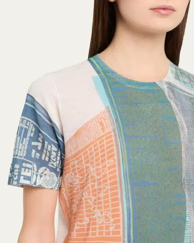 Jason Wu Collection Short-Sleeve Knit Top with "Platter" Artwork by Robert Rauschenberg | Thumbnail 5 Jason Wu Collection Short-Sleeve Knit Top with "Platter" Artwork by Robert Rauschenberg | Thumbnail 5