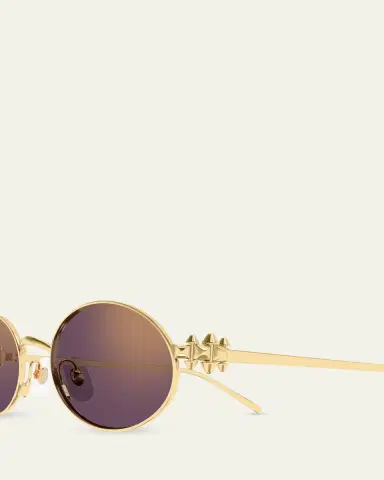 Cartier Clash de 52mm Oval Metal Sunglasses | Thumbnail 3 Cartier Clash de 52mm Oval Metal Sunglasses | Thumbnail 3