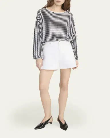 Frame The Stripe Slouchy Top | Thumbnail 2 Frame The Stripe Slouchy Top | Thumbnail 2