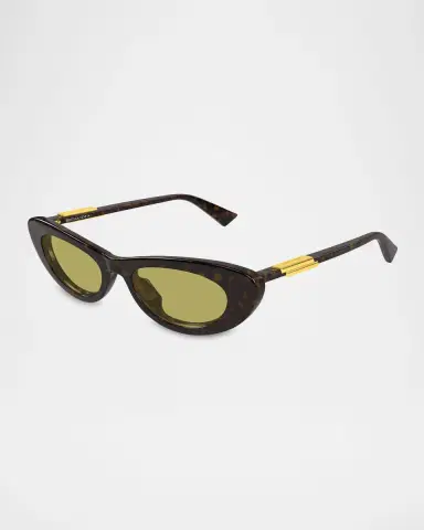 Bottega Veneta Bold Ribbon 51mm Cat-Eye Sunglasses | Thumbnail 3 Bottega Veneta Bold Ribbon 51mm Cat-Eye Sunglasses | Thumbnail 3