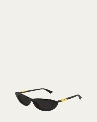 Bottega Veneta 51mm Acetate Oval Sunglasses | Thumbnail 2 Bottega Veneta 51mm Acetate Oval Sunglasses | Thumbnail 2