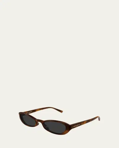Saint Laurent 51mm Acetate Oval Sunglasses | Thumbnail 2 Saint Laurent 51mm Acetate Oval Sunglasses | Thumbnail 2