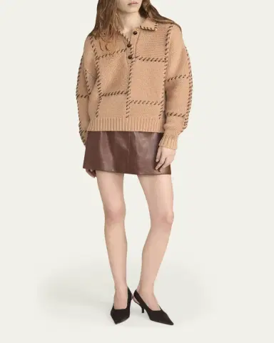 Frame The Leather Mini Skirt | Thumbnail 2 Frame The Leather Mini Skirt | Thumbnail 2