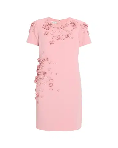 Rickie Freeman for Teri Jon Floral Applique Crepe Dress | Thumbnail 1 Rickie Freeman for Teri Jon Floral Applique Crepe Dress | Thumbnail 1