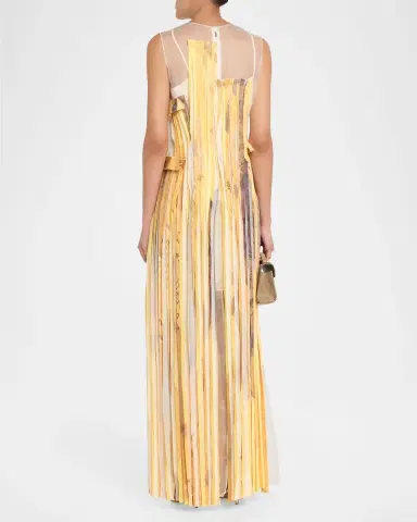 Jason Wu Collection Sleeveless Strip Tank Gown with "Sulphur Bank" Artwork by Robert Rauschenberg | Thumbnail 7 Jason Wu Collection Sleeveless Strip Tank Gown with "Sulphur Bank" Artwork by Robert Rauschenberg | Thumbnail 7