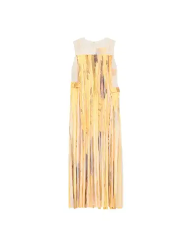 Jason Wu Collection Sleeveless Strip Tank Gown with "Sulphur Bank" Artwork by Robert Rauschenberg | Thumbnail 1 Jason Wu Collection Sleeveless Strip Tank Gown with "Sulphur Bank" Artwork by Robert Rauschenberg | Thumbnail 1