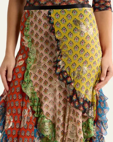 Etro Asymmetric Ruffled Maxi Skirt | Thumbnail 5 Etro Asymmetric Ruffled Maxi Skirt | Thumbnail 5