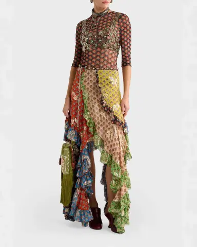 Etro Asymmetric Ruffled Maxi Skirt | Thumbnail 6 Etro Asymmetric Ruffled Maxi Skirt | Thumbnail 6