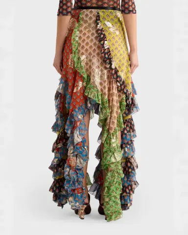 Etro Asymmetric Ruffled Maxi Skirt | Thumbnail 7 Etro Asymmetric Ruffled Maxi Skirt | Thumbnail 7
