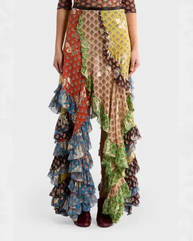Etro Asymmetric Ruffled Maxi Skirt | Thumbnail 8 Etro Asymmetric Ruffled Maxi Skirt | Thumbnail 8