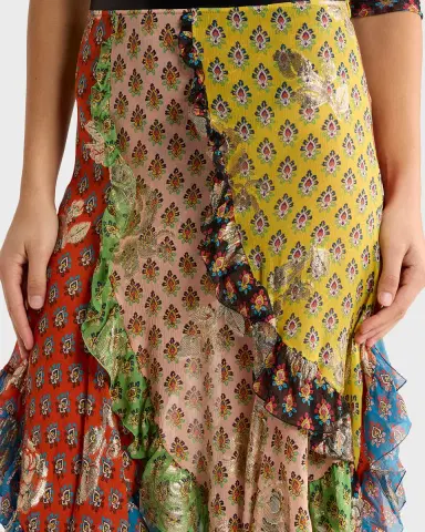 Etro Asymmetric Ruffled Maxi Skirt | Thumbnail 9 Etro Asymmetric Ruffled Maxi Skirt | Thumbnail 9