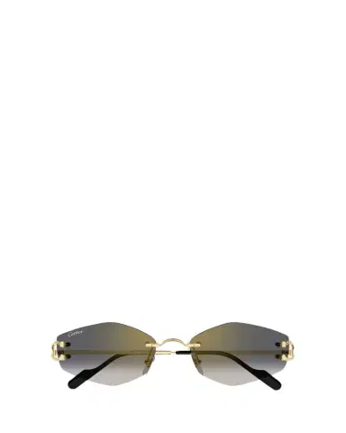 Cartier Decor Classic C de 56mm Rimless Geometric Metal Sunglasses | Thumbnail 1 Cartier Decor Classic C de 56mm Rimless Geometric Metal Sunglasses | Thumbnail 1