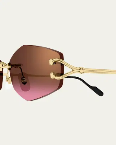Cartier 56mm Geometric Oval Sunglasses | Thumbnail 3 Cartier 56mm Geometric Oval Sunglasses | Thumbnail 3