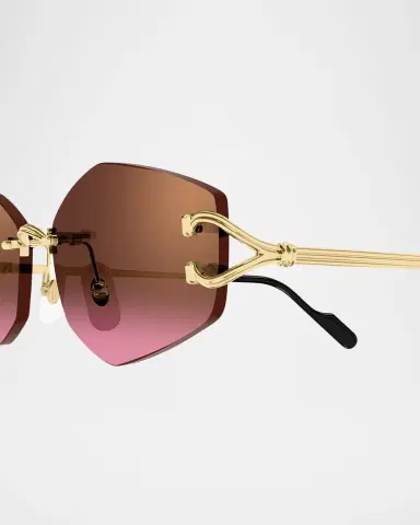 Cartier 56mm Geometric Oval Sunglasses | Thumbnail 5 Cartier 56mm Geometric Oval Sunglasses | Thumbnail 5