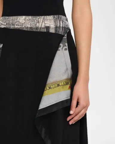 Jason Wu Collection Collage Print Deconstructed Midi Wrap Skirt | Thumbnail 9 Jason Wu Collection Collage Print Deconstructed Midi Wrap Skirt | Thumbnail 9