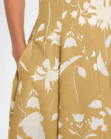 Lela Rose Sheer Floral Jacquard Fit-And-Flare Midi Skirt | Thumbnail 9 Lela Rose Sheer Floral Jacquard Fit-And-Flare Midi Skirt | Thumbnail 9
