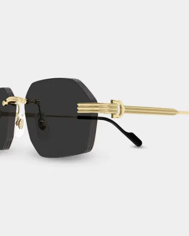 Cartier Men's Rimless Metal Geometric Sunglasses | Thumbnail 5 Cartier Men's Rimless Metal Geometric Sunglasses | Thumbnail 5