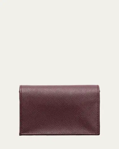 Prada Small Saffiano Leather Bifold Wallet | Thumbnail 3 Prada Small Saffiano Leather Bifold Wallet | Thumbnail 3