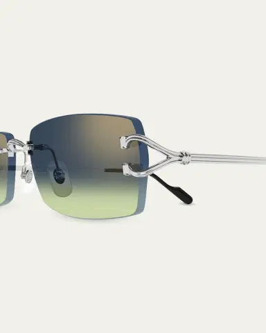 Cartier Men's CT0550S-008 Metal Rectangle Sunglasses | Thumbnail 3 Cartier Men's CT0550S-008 Metal Rectangle Sunglasses | Thumbnail 3