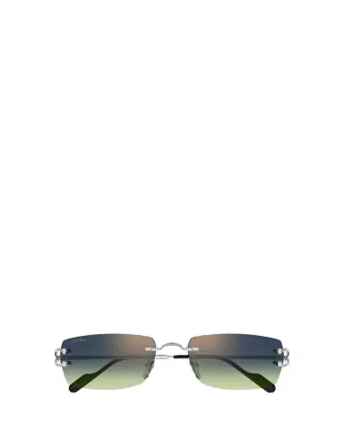 Cartier Men's CT0550S-008 Metal Rectangle Sunglasses | Thumbnail 1 Cartier Men's CT0550S-008 Metal Rectangle Sunglasses | Thumbnail 1
