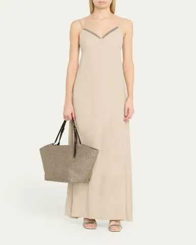 Brunello Cucinelli Large Raffia Tote Bag | Thumbnail 5 Brunello Cucinelli Large Raffia Tote Bag | Thumbnail 5