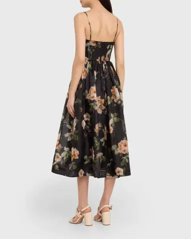Zimmermann Luna Corset Midi Dress | Thumbnail 7 Zimmermann Luna Corset Midi Dress | Thumbnail 7
