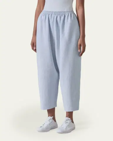 Eskandar Lightweight Linen Japanese Trousers | Thumbnail 5 Eskandar Lightweight Linen Japanese Trousers | Thumbnail 5