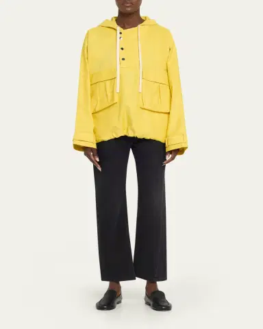 TWP Rain Check Hoodie in Water-Repellent Twill | Thumbnail 2 TWP Rain Check Hoodie in Water-Repellent Twill | Thumbnail 2