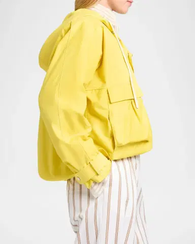 TWP Rain Check Hoodie in Water-Repellent Twill | Thumbnail 8 TWP Rain Check Hoodie in Water-Repellent Twill | Thumbnail 8