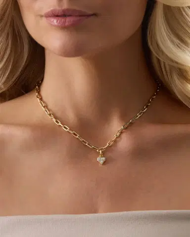 Sara Weinstock Honey Comb 18K Gold & Diamond Pendant Charm | Thumbnail 2 Sara Weinstock Honey Comb 18K Gold & Diamond Pendant Charm | Thumbnail 2